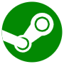 Steam Green Circle Logo icon