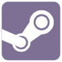 Steam Purple Square Logo icon
