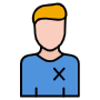 Symbol For Man Heart Attack Symptom free icon for commercial use