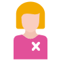Symbol For Woman Heart Attack Symptom free icon for commercial use
