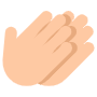 Thank You Emoji Hand Gesture free icon for commercial use
