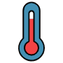 Thermometer And Hot icon