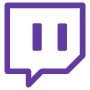 Twitch Logo Transparent Blue Outline free icon for commercial use