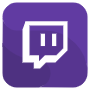 Twitch Square Purple Logo icon