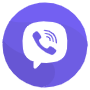 Viber Circle Blue Logo icon