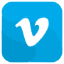 Vimeo Square Blue Logo icon