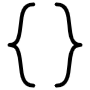 Web Programming Symbol Black Lineal free icon for commercial use