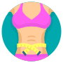 Woman Weight Loss And Fitness free icon for commercial use