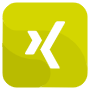 Xing Square Green Logo icon