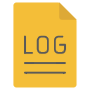 Yellow Log Archieve File free icon for commercial use