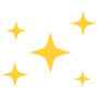 Yellow Stars Sparkling And Shining free icon for commercial use