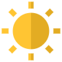 Yellow Summer Sun free icon for commercial use