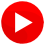 Youtube Circle Red Logo free icon for commercial use