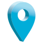 3d Location Blue Pin free icon for commercial use