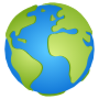 3d World Globe Green Planet free icon for commercial use