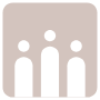 About Us Beige Square free icon for commercial use