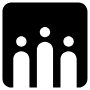 About Us Black Square free icon for commercial use