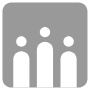 About Us Gray Square free icon for commercial use