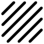Abstract Black Line Shape free icon for commercial use