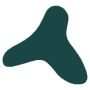 Abstract Dark Green Liquid Shape free icon for commercial use