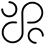 Abstract Infinity Shape Black Outline free icon for commercial use