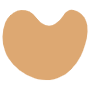 Abstract Liquid Brown Paint Shape free icon for commercial use