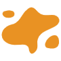 Abstract Orange Liquid Spape free icon for commercial use