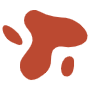 Abstract Red Paint Splash Or Liquid icon