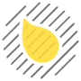Abstract Yellow Leaf And Lines icon
