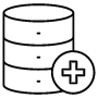 Add Database Server Black Outline free icon for commercial use