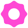 Application Settings Gear Pink free icon for commercial use