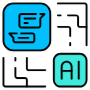 Artificial Intelligence Ai Chatbot free icon for commercial use