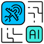 Artificial Intelligence Ai Military Drone free icon for commercial use