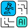Artificial Intelligence Justice Laws free icon for commercial use