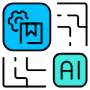 Artificial Intelligence Manufacturing free icon for commercial use