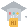 Artificial Intelligence Smart Education icon