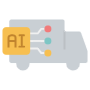 Artificial Intelligence Smart Truck icon