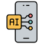 Artificial Intelligence Smartphone icon