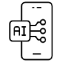 Artificial Intelligence Smartphone icon