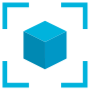 Augmented Reality Blue Cube free icon for commercial use