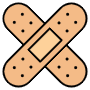 Bandage Aid Or Plaster free icon for commercial use