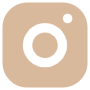 Beige Instagram Rounded Square free icon for commercial use