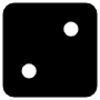 Black Dice Number Two icon