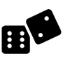 Black Dices Six And Two free icon for commercial use