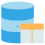 Blue Database Server Table icon