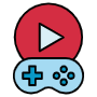 Blue Gamepad Or Gameplay free icon for commercial use