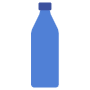 Blue Water Glass Bottle free icon for commercial use