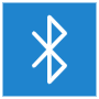 Bluetooth Blue Square Symbol icon