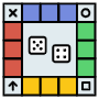 Board Game And Dices free icon for commercial use