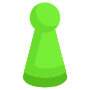 Board Or Table Game Green Figure icon